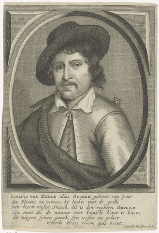 Portret van Livinus van Zeele, Cornelis Meyssens, 1650 - 1660 Canvas Print