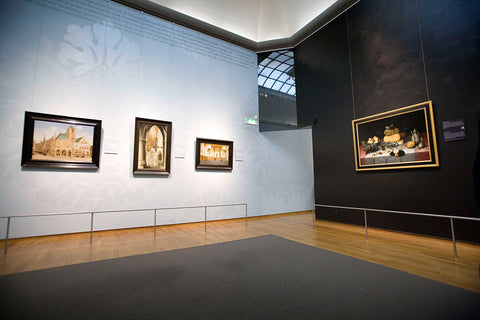 Room 7: paintings including still life and church interiors and passage, 2006 Canvas Print