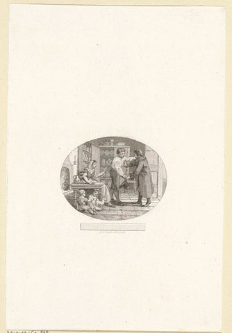 Title page for: J.G. Muller, 'Ferdinand', 1805, Reinier Vinkeles (I), 1805 Canvas Print