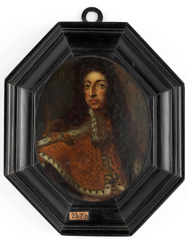 Portrait of William III, Prince of Orange and King of England after 1689, anonymous, c. 1695 Canvas Print