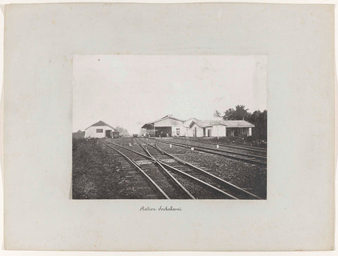 Station Soekaboemi, anonymous, 1880 - 1888 Canvas Print