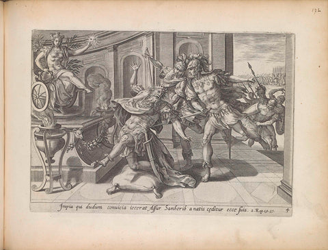 Death of Sanherib, Maerten de Vos, 1643 Canvas Print