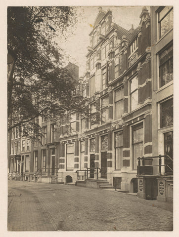 Herengracht 170-172, Amsterdam, August Frederik Willem Vogt, 1914 Canvas Print