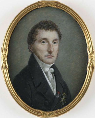 Pieter de Riemer (1769-1831), professor of dissect and obstetrics, consultant surgeon of King William I, Johannes Hari (I), 1800-1831 Canvas Print