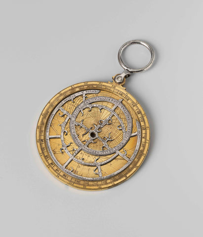 Astrolabe made by or belonging to Zacharias Jansen, , 1600 - 1636 Canvas Print