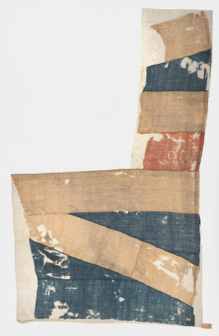 Fragment of a Ship Flag, anonymous, c. 1606 - c. 1700 Canvas Print