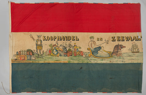 Dutch flag, anonymous, 1897 Canvas Print