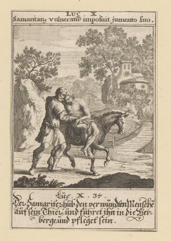 Good Samaritan, anonymous, 1697 Canvas Print