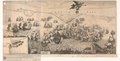 Battle of Duins, 1639, anonymous, 1639 Canvas Print