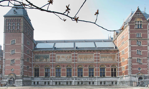 East façade with towers 8 and 1, 2007 Canvas Print