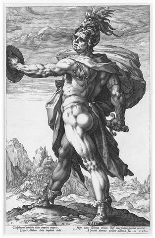 Calpurnius, Hendrick Goltzius, 1586 Canvas Print