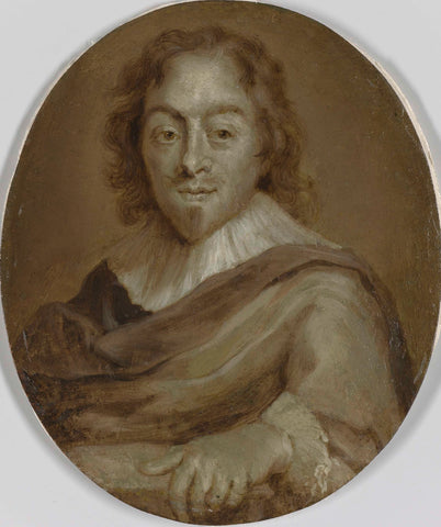 Portrait of Constantijn Huygens, Poet, Secretary to Prince Frederick Henry and Prince William II and First Councilor and Exchequer to William III, Jan Maurits Quinkhard, 1732 - 1771 Canvas Print