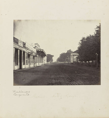 Batavia - Toko's Rijswijk, Woodbury &Page, 1863 - 1866 Canvas Print