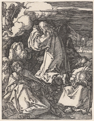 Christ in the garden of Gethsemane, Albrecht Dürer, 1510 Canvas Print