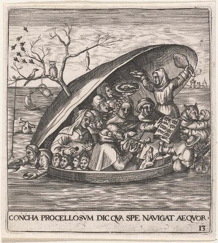 De Mosselschelp, Johann Theodor de Bry, 1596 Canvas Print