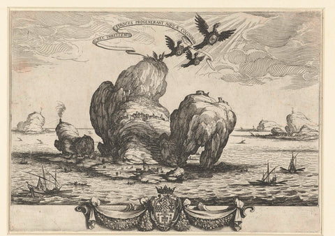 The Great Rock, Jacques Callot, 1622 - 1628 Canvas Print