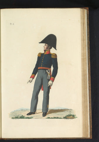 Local Commander, (Colonel), Dirk Sluyter, 1823 Canvas Print