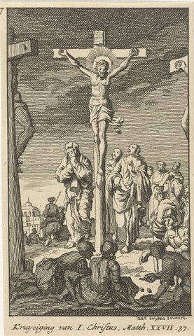 Crucifixion of Christ, anonymous, 1720 Canvas Print