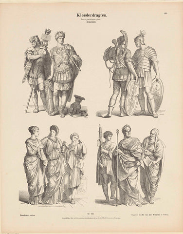 Garments / Six and twentieth record. / Romans, Andreas C. Müller, 1843 - c. 1920 Canvas Print