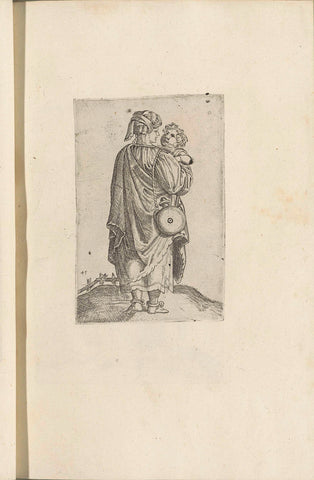 Woman with child, Ferando Bertelli, 1569 Canvas Print