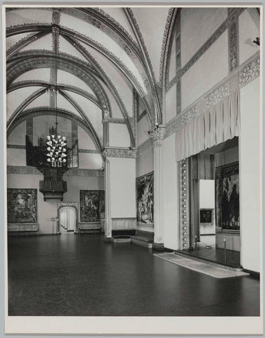 Front hall seen to the east in 1957, 1957 Canvas Print