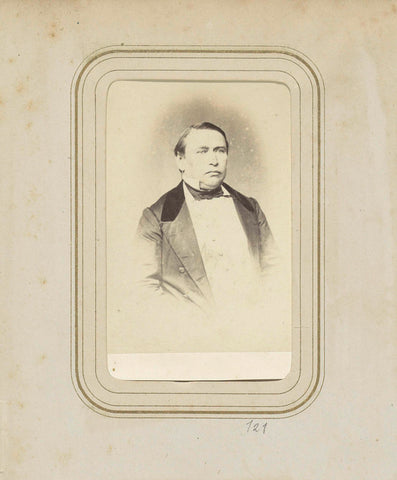 Portrait of possible former resident ND Lammers-Van Toorenburg, Woodbury & Page, c. 1857 - c. 1870 Canvas Print