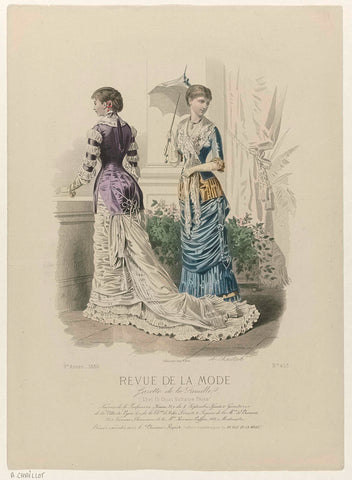 Revue de la Mode, Gazette de la Famille, dimanche 5 septembre 1880, 9e année, No. 453: Savons de la Parfumeri (...), A. Chaillot, 1880 Canvas Print