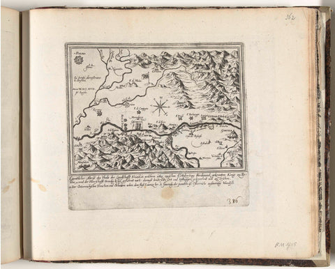 Map of Friuli, 1617, Frans Hogenberg (workshop or), 1617 Canvas Print