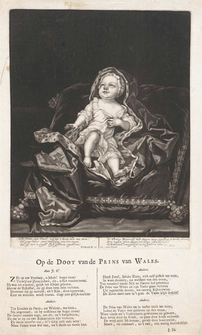 Jacobus Frans Eduard, Prince of Wales, 1688-1689, Pieter Schenk (I), 1688 - 1713 Canvas Print