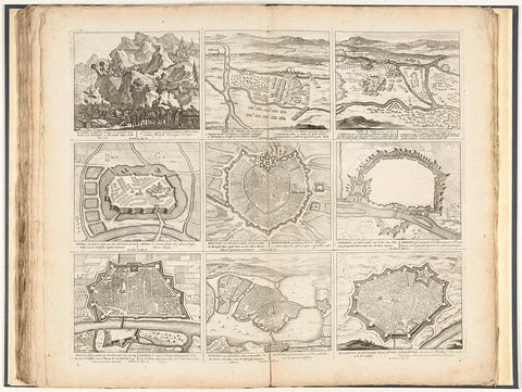 Schouwoneel van den oorlog (sheet II), 1701-1702, Pieter Schenk (I), 1741 - 1769 Canvas Print