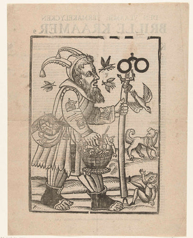 De Vlaamse Brillenkramer, 1702, anonymous, 1702 Canvas Print