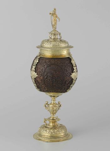 Coconut cup, Evert Willems, 1609 - 1610 Canvas Print