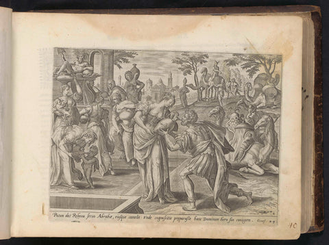 Eliëzer and Rebekka, Adriaen Collaert (attributed to), 1646 Canvas Print