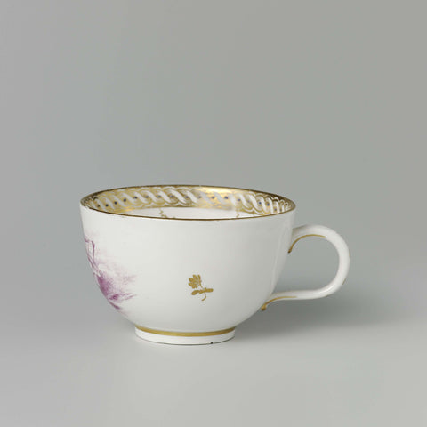 Cup with putti on clouds, Ansbach, 1785 Canvas Print