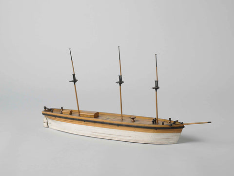 Model of a Timber Ship, anonymous, c. 1824 Canvas Print