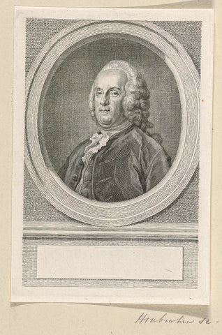 Portrait of Jacob Boreel, Jacob Houbraken, 1749 - 1780 Canvas Print