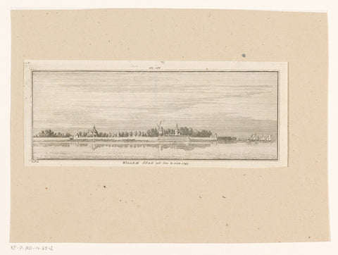 View of Willemstad (North Brabant), Hendrik Spilman, 1746 - 1792 Canvas Print