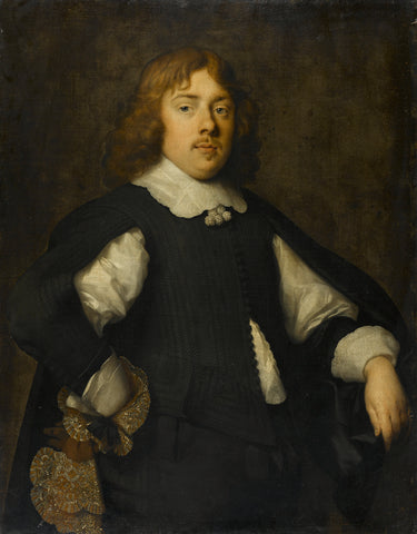 Portrait of Joan Pietersz Reael (1625-59), Cornelis Jonson van Ceulen (I), 1648 Canvas Print