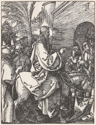 Entry into Jerusalem, Albrecht Dürer, 1508 - 1509 Canvas Print