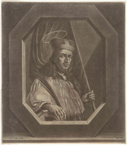 H. Wenceslaus, Johann Friedrich Leonard, 1670 Canvas Print