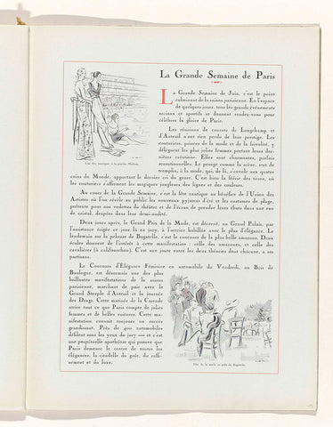 Art - Goût - Beauté, Feuillets de l' élégance féminine, Juin 1932, No. 142, 12e Année, p. 29, H. Rouit, 1932 Canvas Print