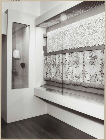 Ecclesiastical textiles in display cases, c. 1993 Canvas Print