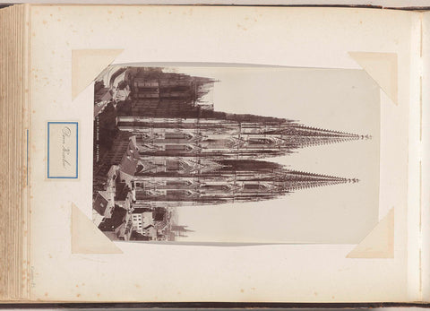 View of Cologne Cathedral, anonymous, c. 1860 - c. 1900 Canvas Print