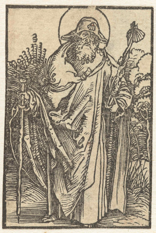 Apostle James the Superior, Albrecht Dürer (circle of), 1503 Canvas Print