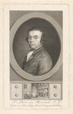 Portrait of Lucas van Stevenick, Pieter Gaal, 1787 Canvas Print