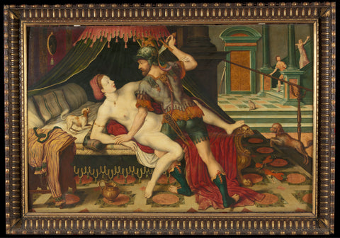 Rape of Lucretia, anonymous, c. 1575 Canvas Print