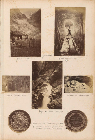 Lion Monument in Lucerne, anonymous, 1876 Canvas Print