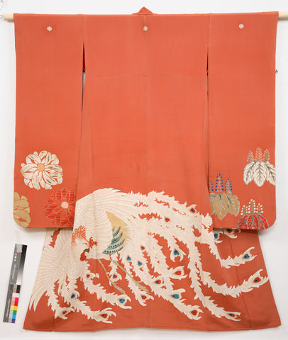 Kimono with a Mythical Hoo Bird, anonymous, c. 1920 - c. 1940 Canvas Print