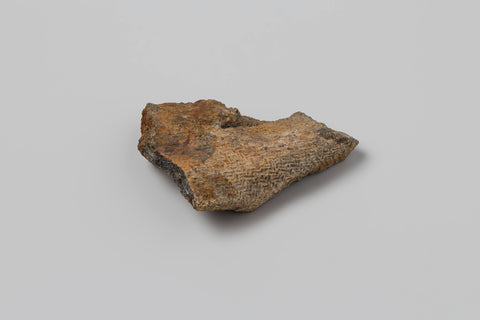 Iron construction with print on the surface of a textile structure, possibly of a money bag, originating from the concrettie from the wreck of the in 1735 decayed East Indiesman 't Vliegend Hart, c. 1700 - c. 1735 Canvas Print