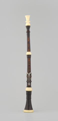 Oboe, Frederik Richters, c. 1720 - c. 1730 Canvas Print